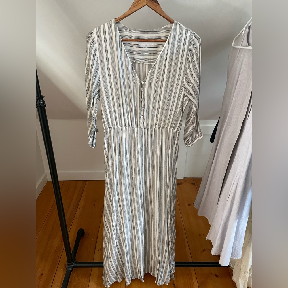 Striped Maxi Dress